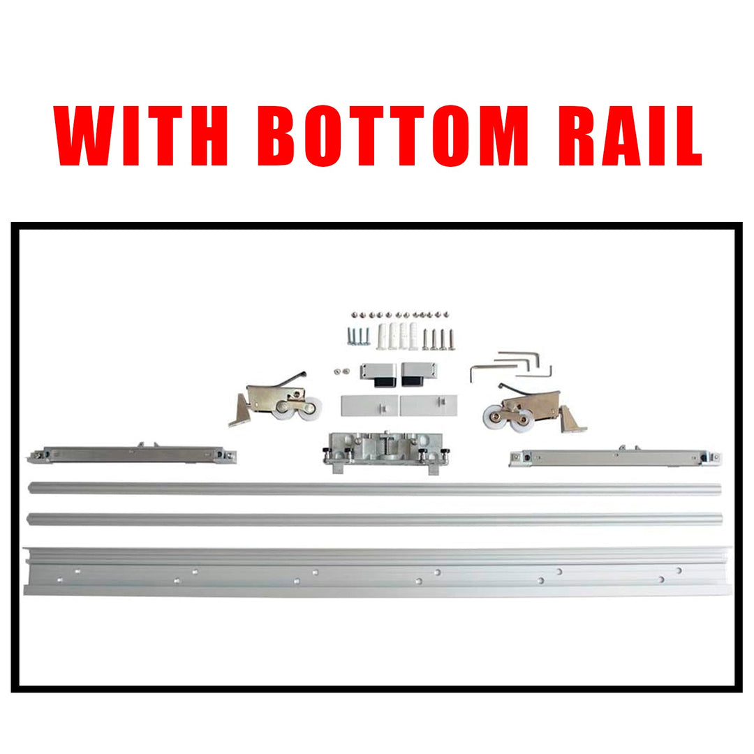 Flush Sliding Barn Door Hidden / Invisible Hardware FHID -1130 - DoorDiscounter