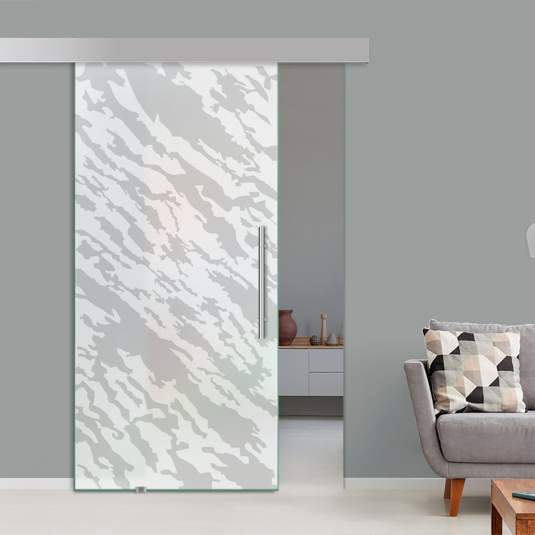 40" x 84" (Ready to Ship) Single Sliding Glass Barn Door | ++Liquidation Sale++ - DoorDiscounter