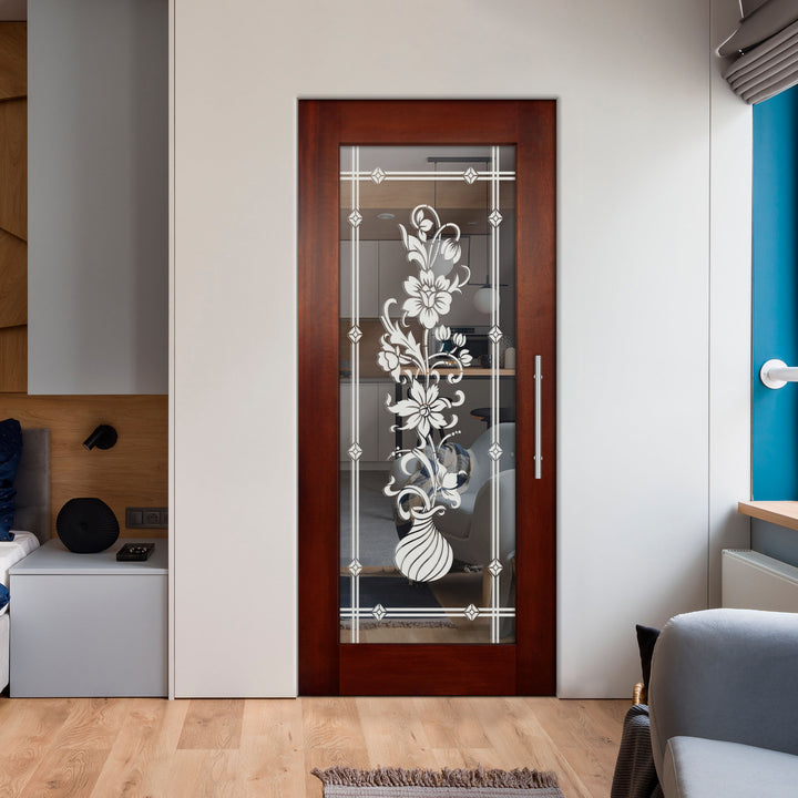 Self Closing Pivot Wooden Mirror Door Pwmd -0787 - DoorDiscounter