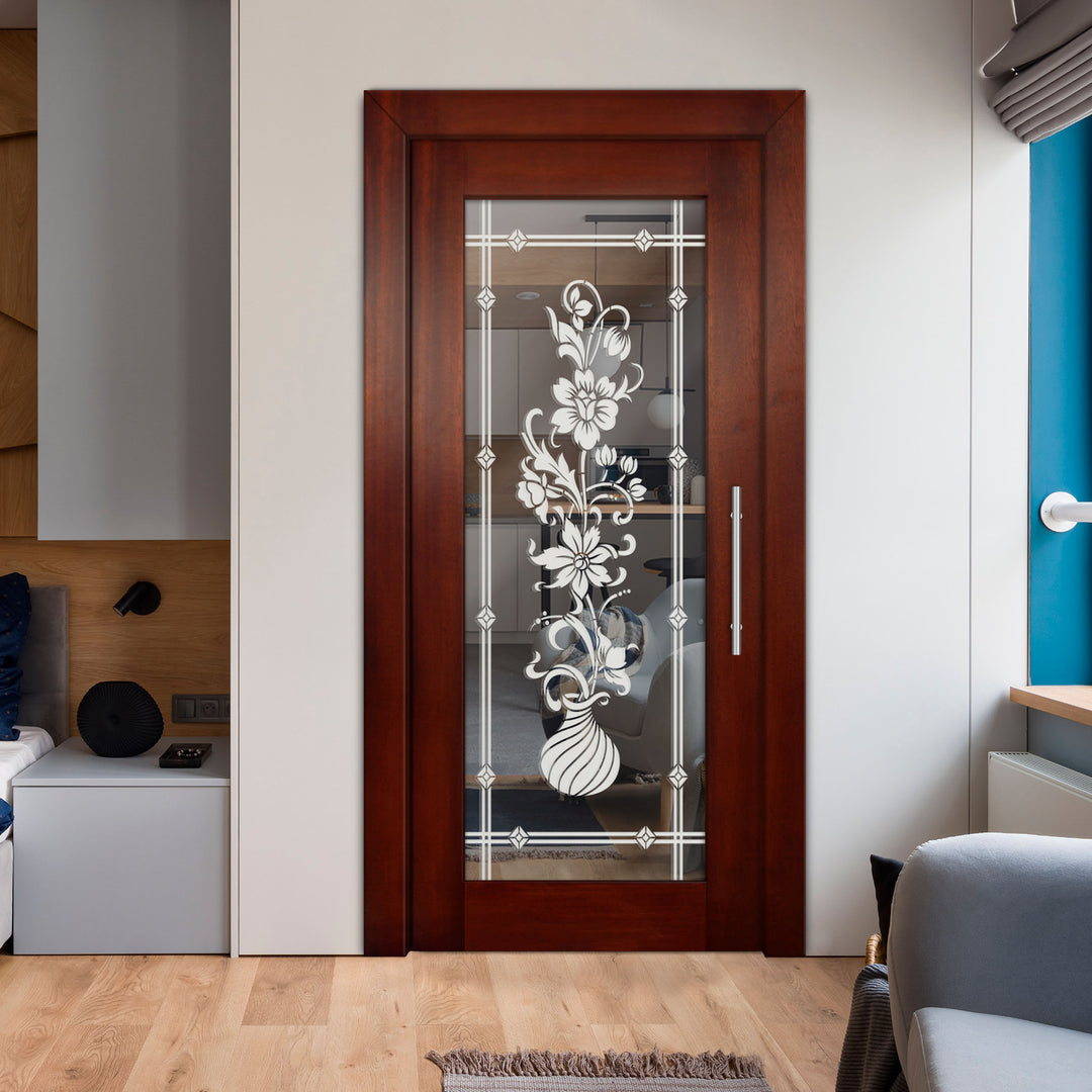Self Closing Pivot Wooden Mirror Door Pwmd -0787 - DoorDiscounter