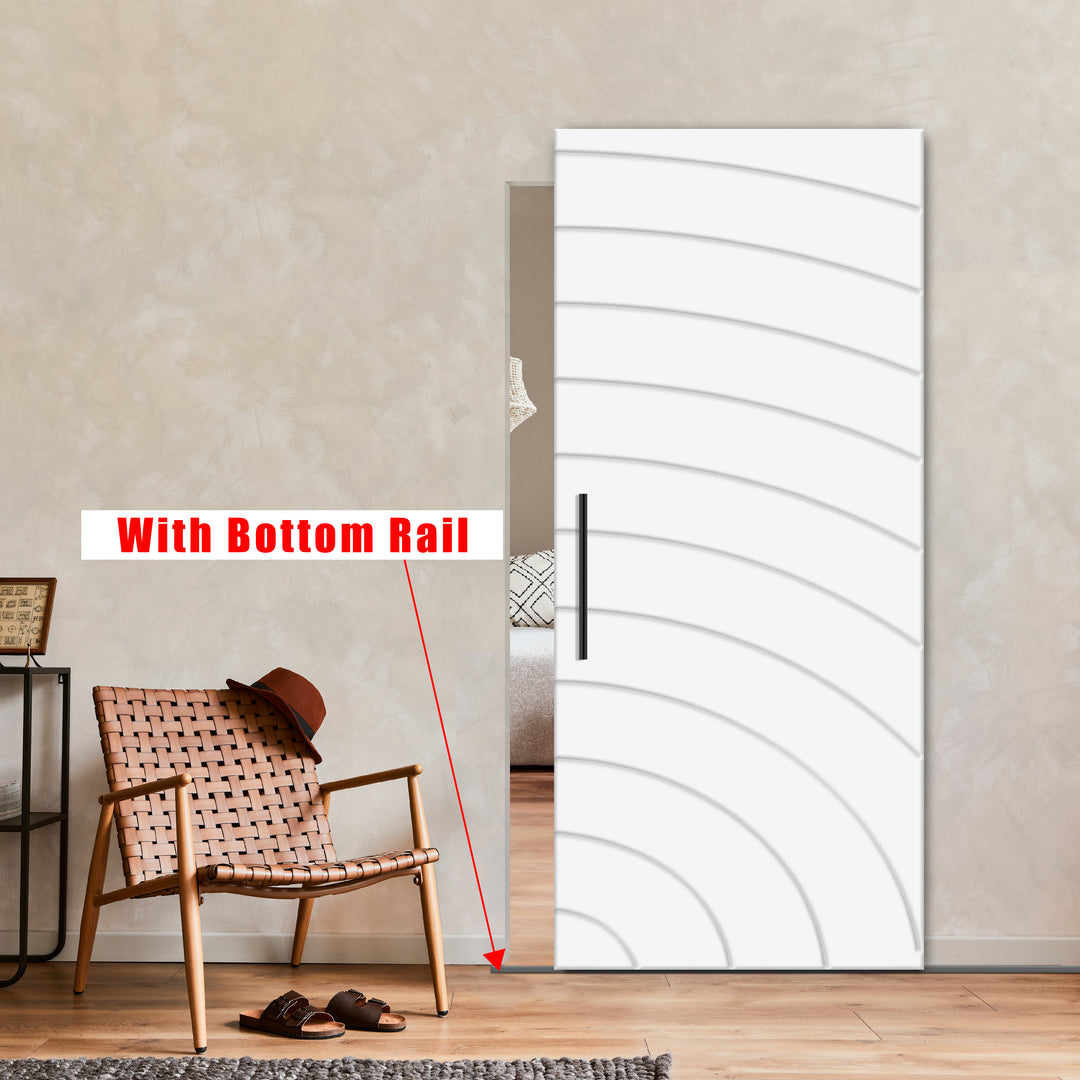 Flush Sliding Barn Door Hidden / Invisible Hardware FHID -1138 - DoorDiscounter