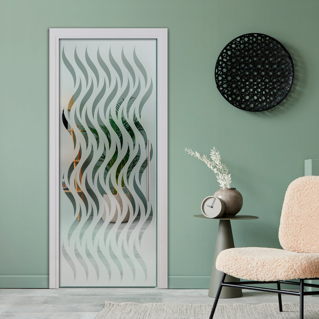 SLIDING POCKET GLASS DOOR WITH TRACK SYSTEM SPTS - 2562 - DoorDiscounter