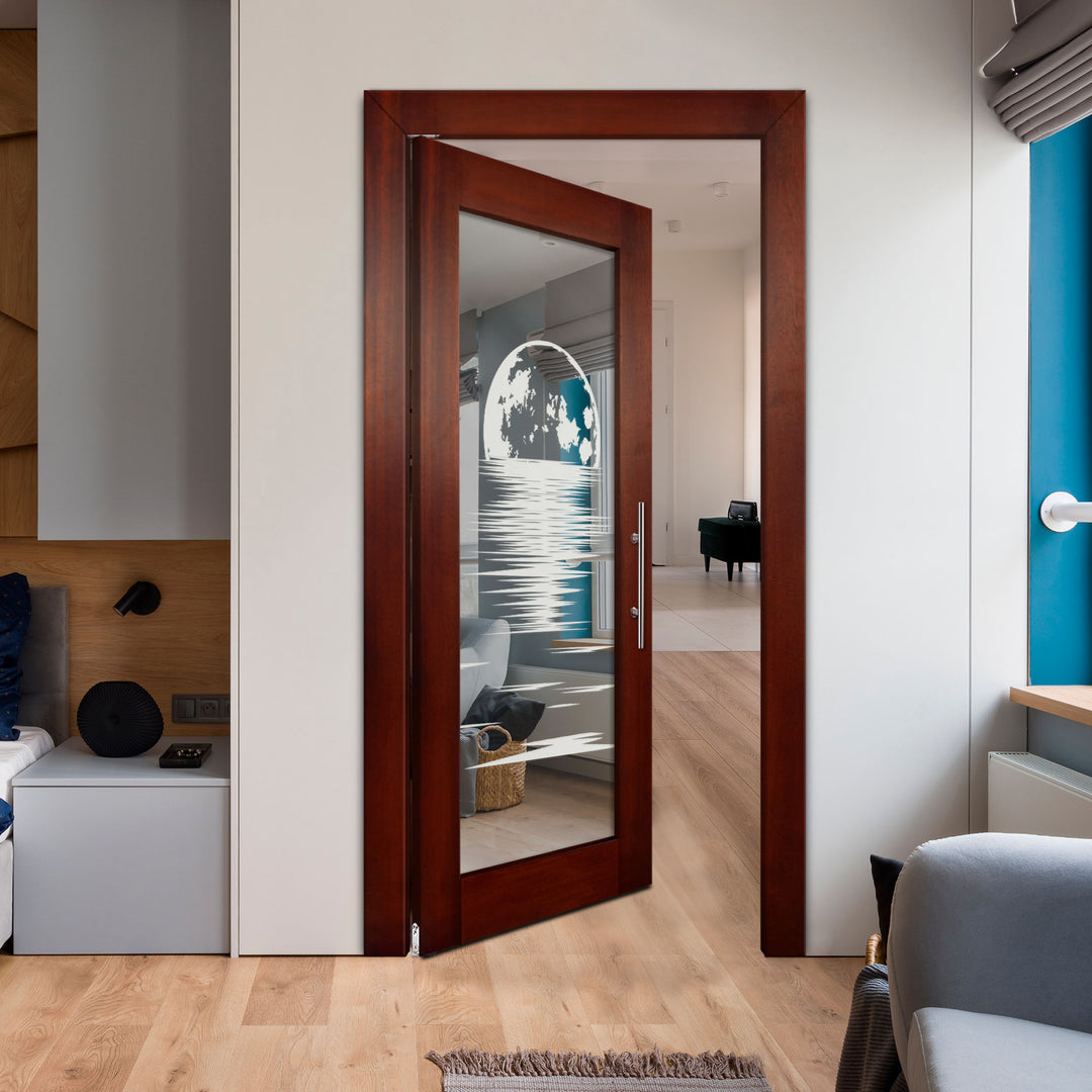 Self Closing Pivot Wooden Mirror Door Pwmd - 0780 - DoorDiscounter