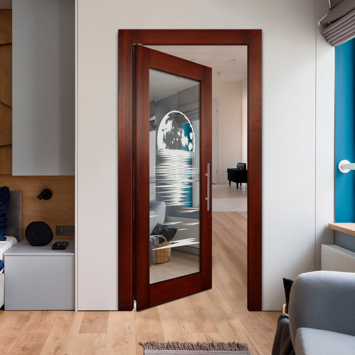 Self Closing Pivot Wooden Mirror Door Pwmd - 0780 - DoorDiscounter
