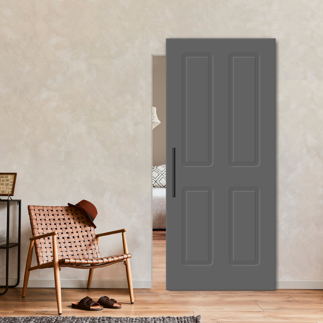 Flush Sliding Barn Door Hidden / Invisible Hardware FHID -1130 - DoorDiscounter