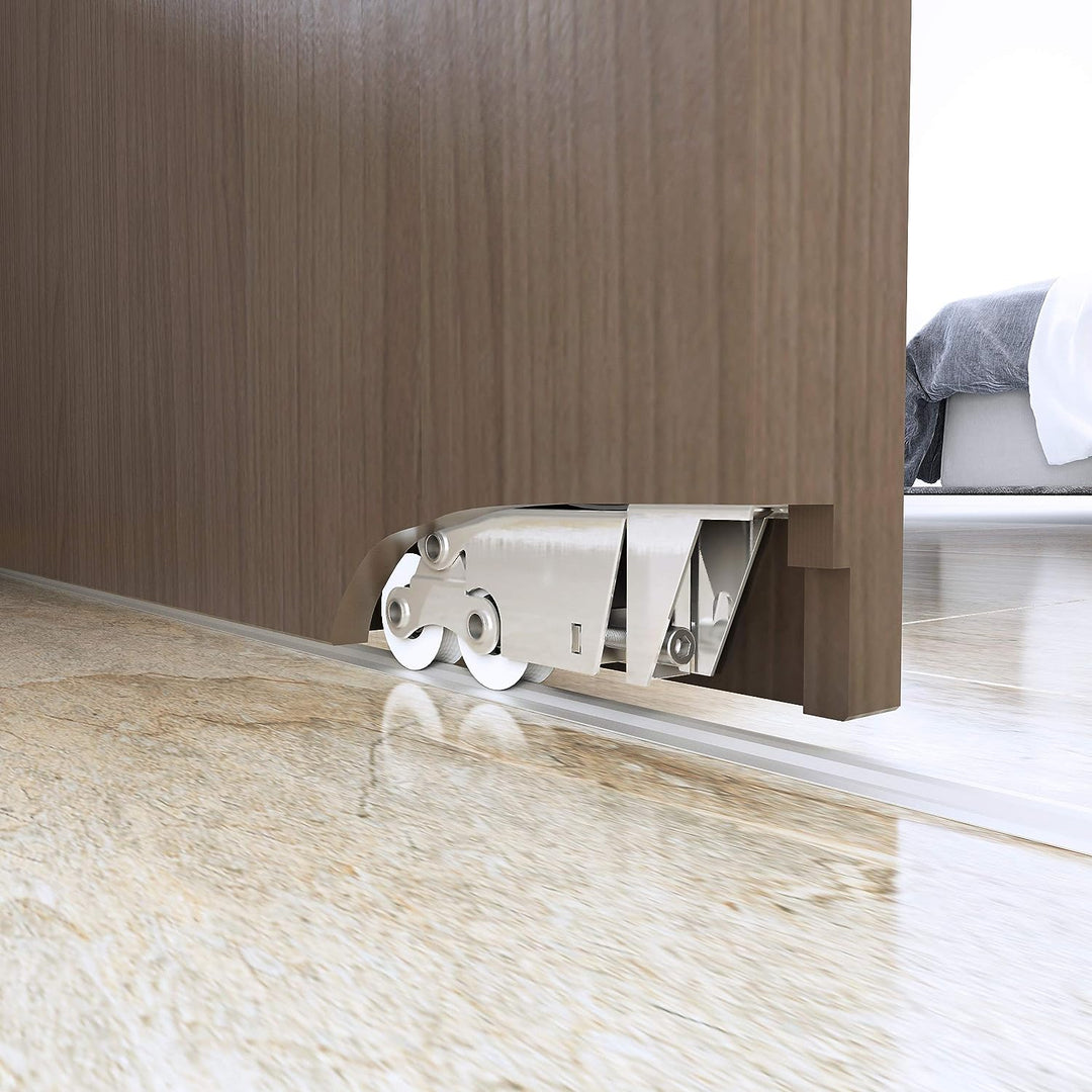 Flush Sliding Barn Door Hidden / Invisible Hardware FHID -1138 - DoorDiscounter