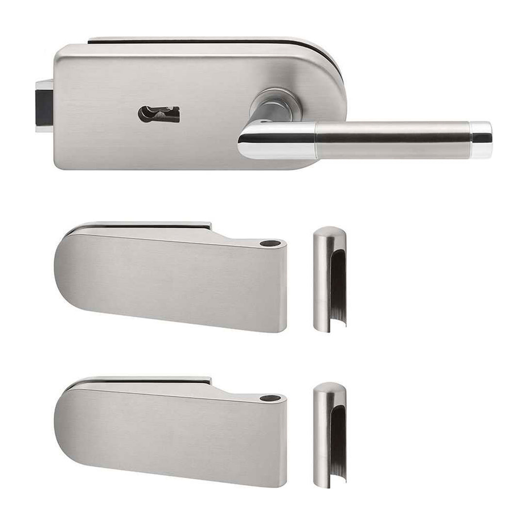 Glass Door fitting set for Interior Glass Doors AFGA - 3461 - DoorDiscounter