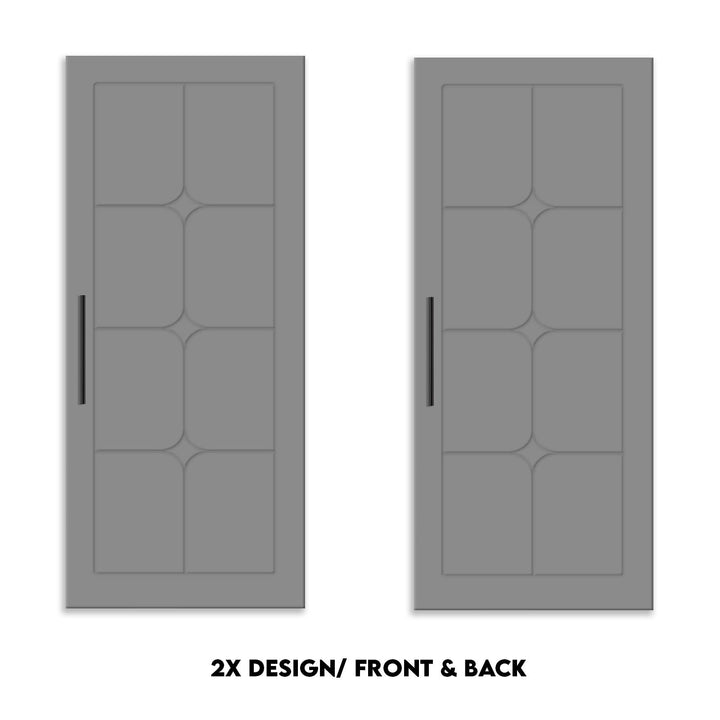 Flush Sliding Barn Door Hidden / Invisible Hardware FHID - 1232 - DoorDiscounter