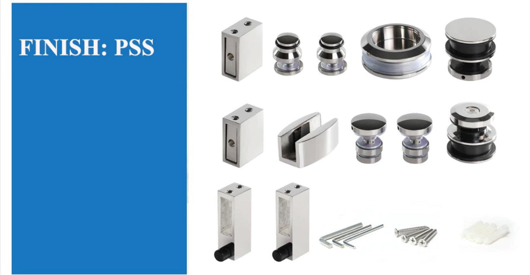 SHOWER GLASS SLIDING DOORS SGSD - 2831 - DoorDiscounter