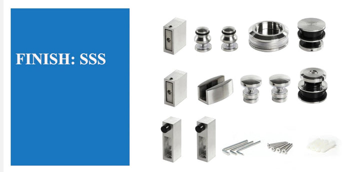 SHOWER GLASS SLIDING DOORS SGSD - 2831 - DoorDiscounter