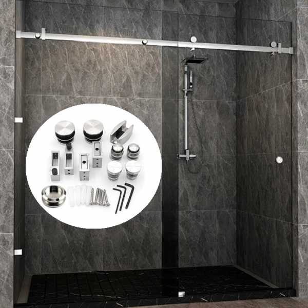 SHOWER GLASS SLIDING DOORS SGSD - 2831 - DoorDiscounter