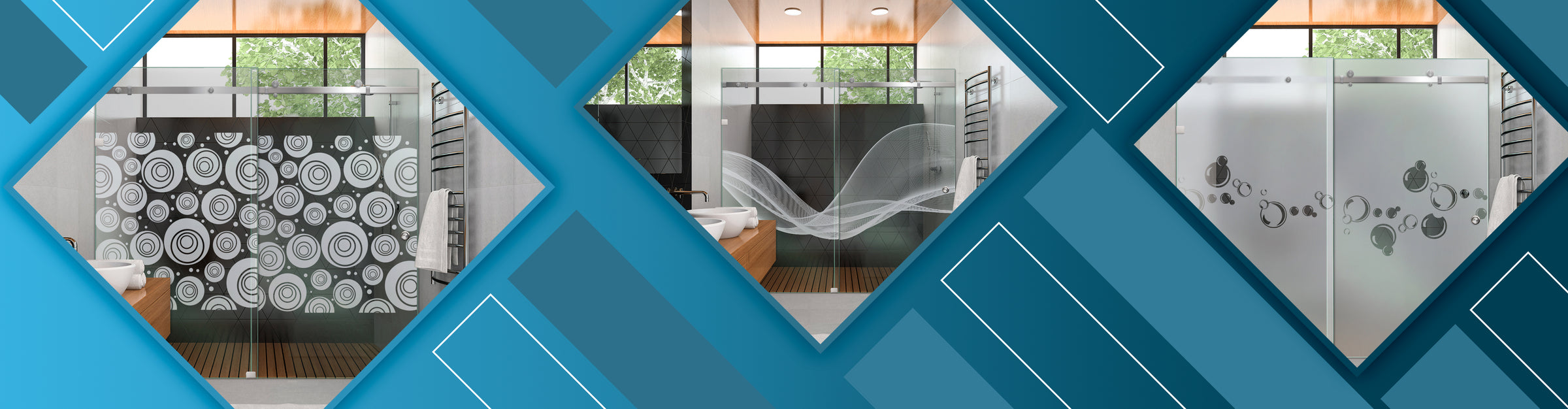 Frameless Shower Sliding Doors