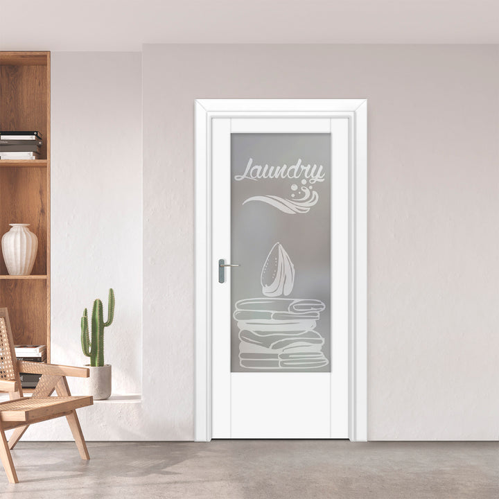 INTERIOR DOOR WITH FROSTED GLASS PANEL IDGP - 2710 - DoorDiscounter