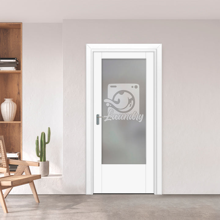 INTERIOR DOOR WITH FROSTED GLASS PANEL IDGP - 2711 - DoorDiscounter