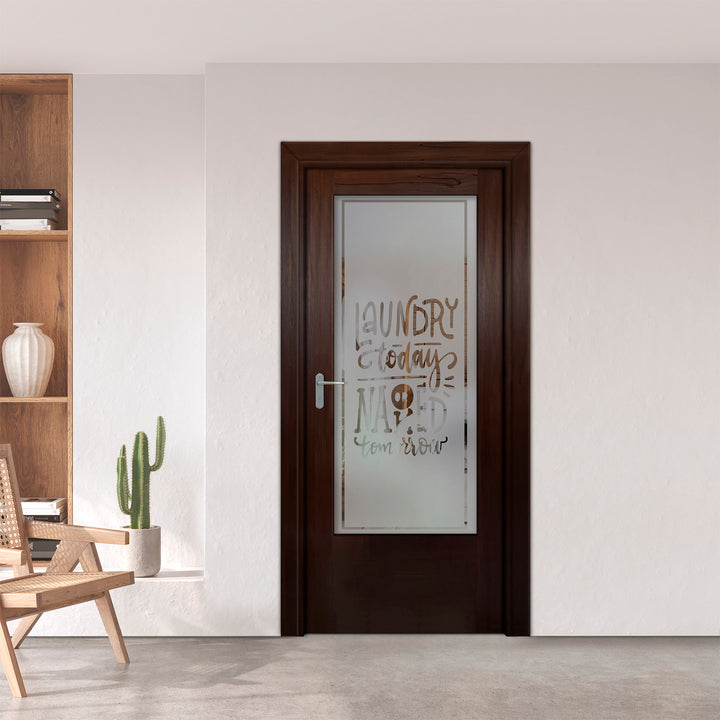 INTERIOR DOOR WITH FROSTED GLASS PANEL IDGP - 2718 - DoorDiscounter