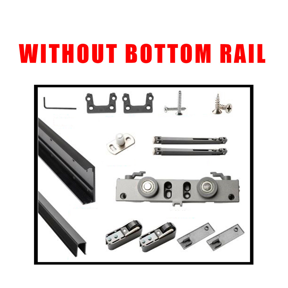 Hidden hardware Kit for Wooden Door (Without Button Rail) - DoorDiscounter