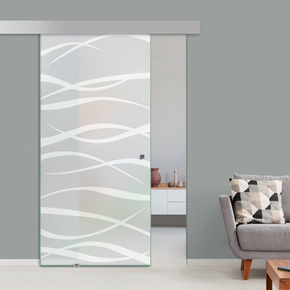 Sliding Glass Barn Door Alu100 SGBD - 1593 - DoorDiscounter