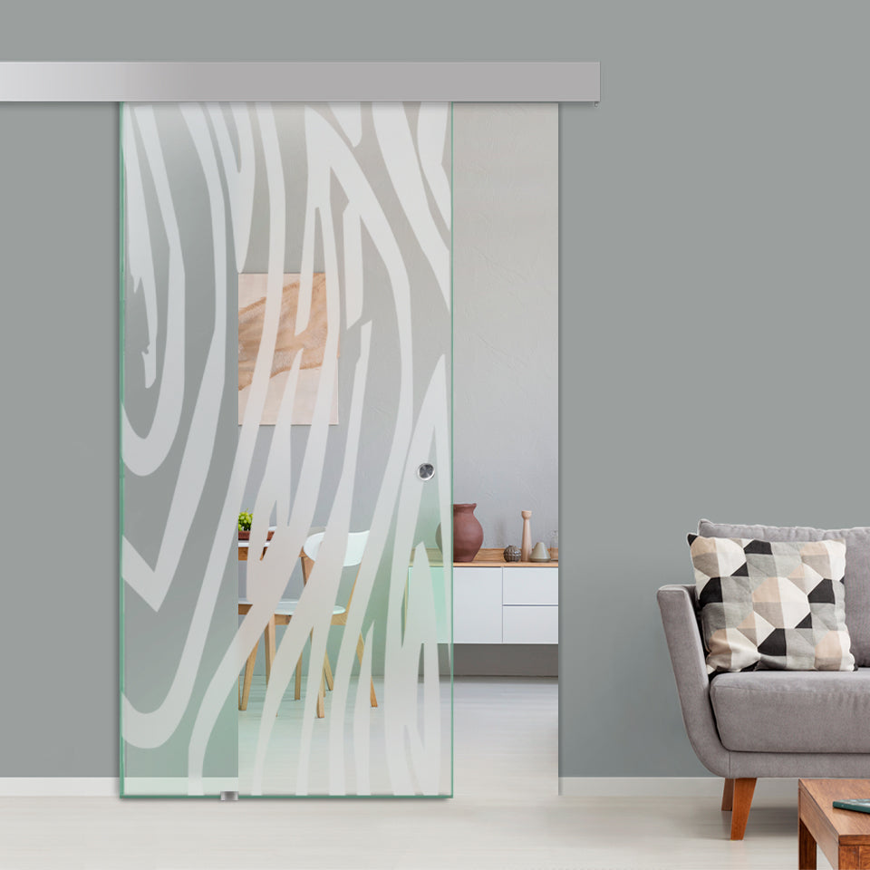 Sliding Glass Barn Door Alu100 SGBD - 1514 - DoorDiscounter