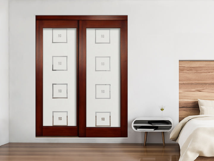 MIRROR EFFECT BYPASS CLOSET DOOR MECD - 2249 - DoorDiscounter