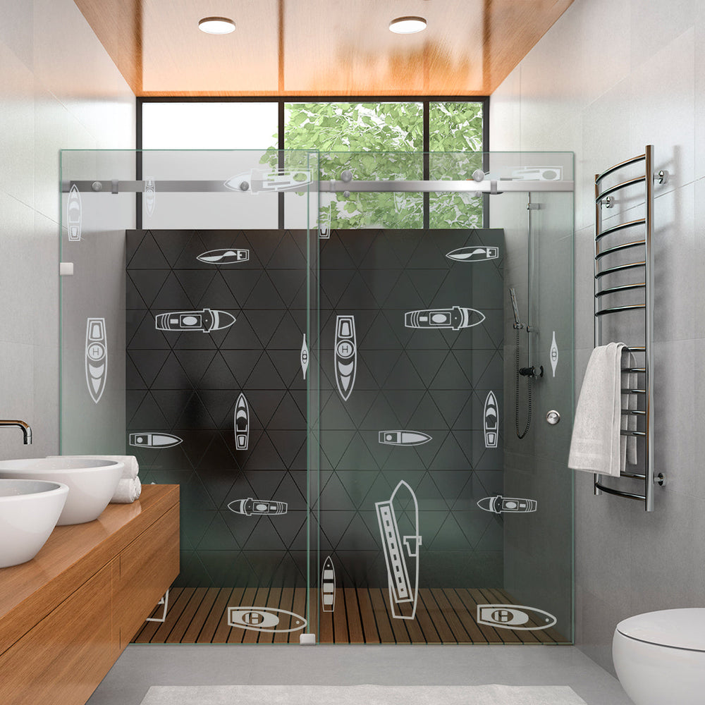 SHOWER GLASS SLIDING DOORS SGSD -0252 - DoorDiscounter
