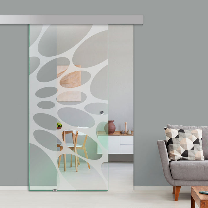 Sliding Glass Barn Door Alu100 SGBD - 1508 - DoorDiscounter