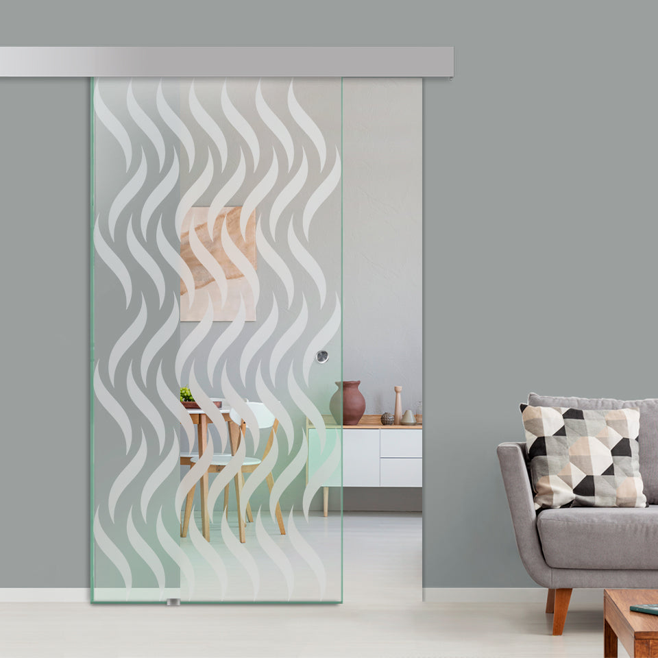 Sliding Glass Barn Door Alu100 SGBD - 1513 - DoorDiscounter