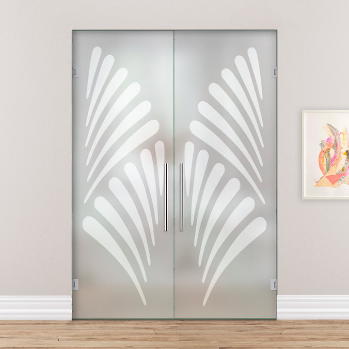 Double Swing Glass Door SGD2 - 2152 - DoorDiscounter