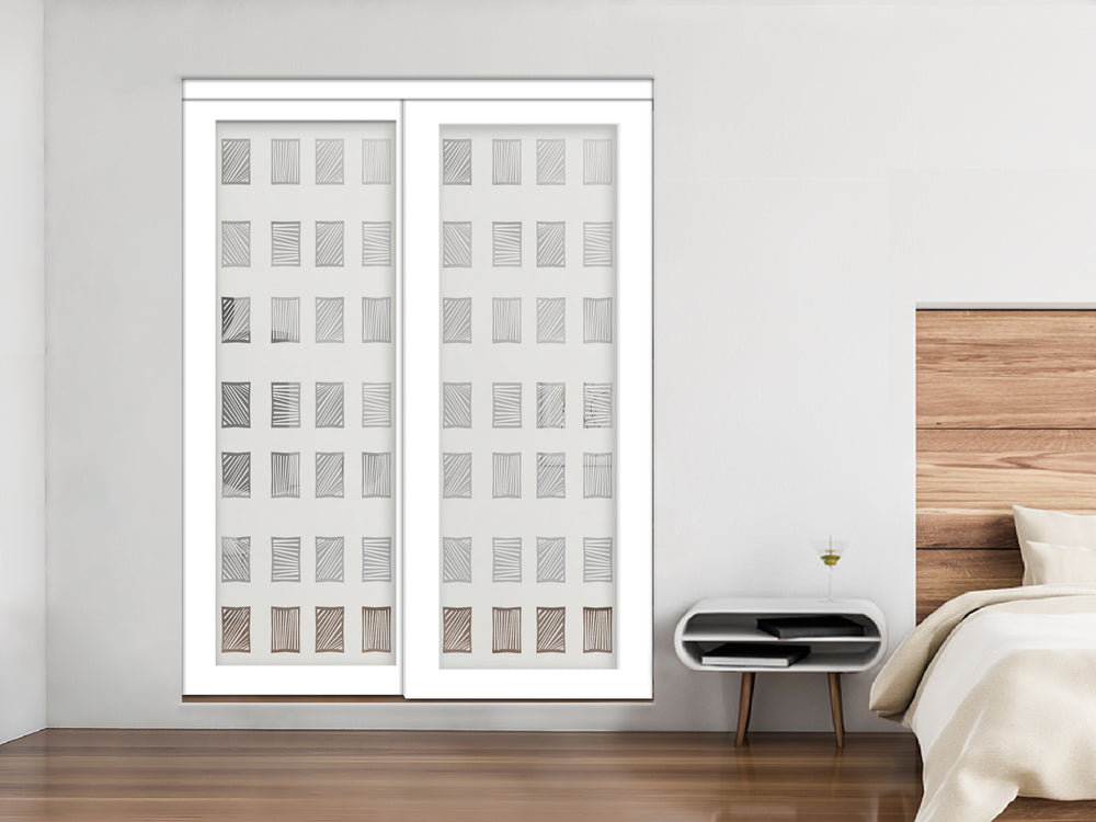 MIRROR EFFECT BYPASS CLOSET DOOR MECD - 2423 - DoorDiscounter