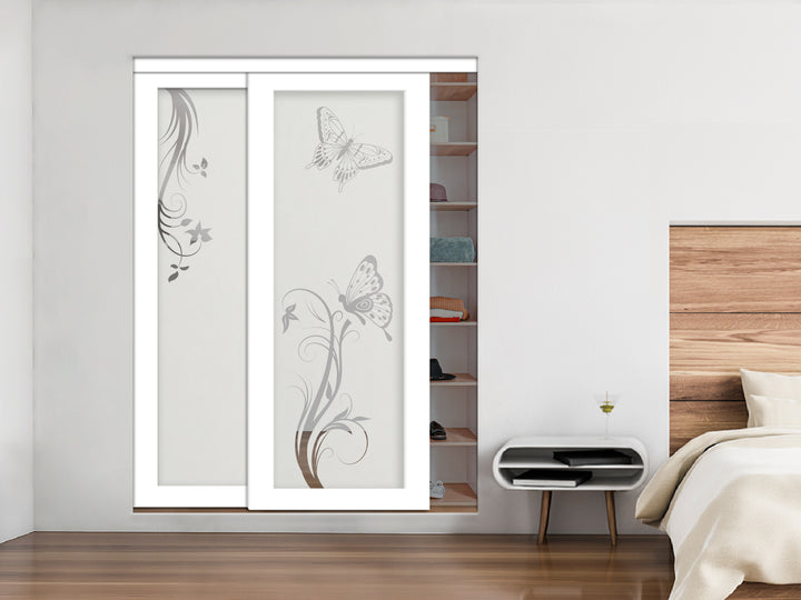 MIRROR EFFECT BYPASS CLOSET DOOR MECD -0334 - DoorDiscounter