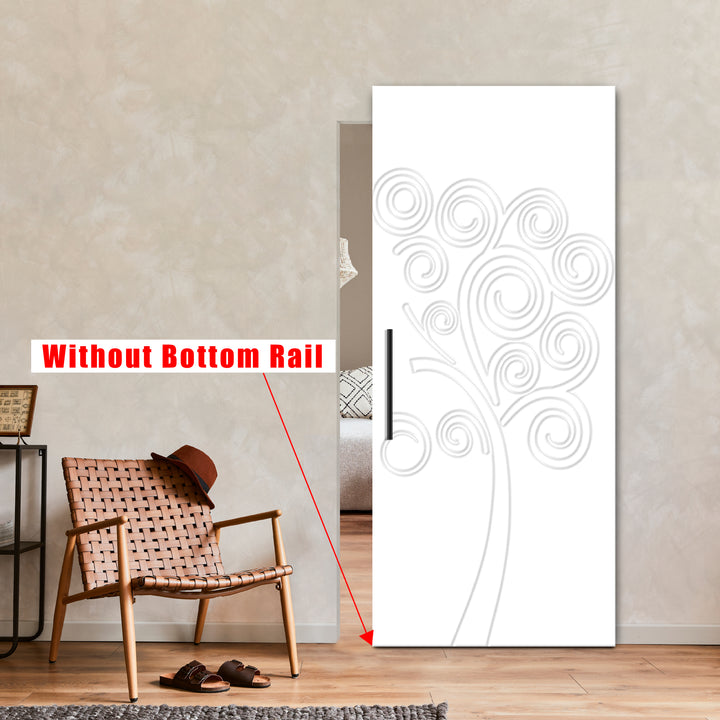 Flush Sliding Barn Door Hidden / Invisible Hardware FHID - 1238 - DoorDiscounter