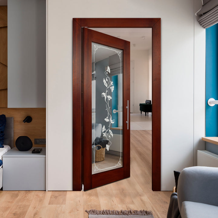 Self Closing Pivot Wooden Mirror Door Pwmd - 0789 - DoorDiscounter