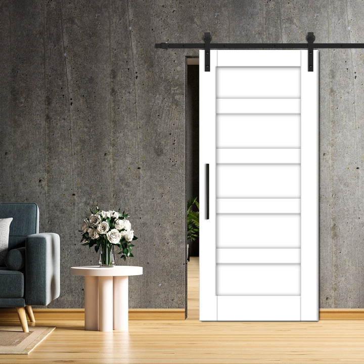24" x 84" (Ready to Ship) 5 Panel Shaker Sliding Barn Door | ++Liquidation Sale++