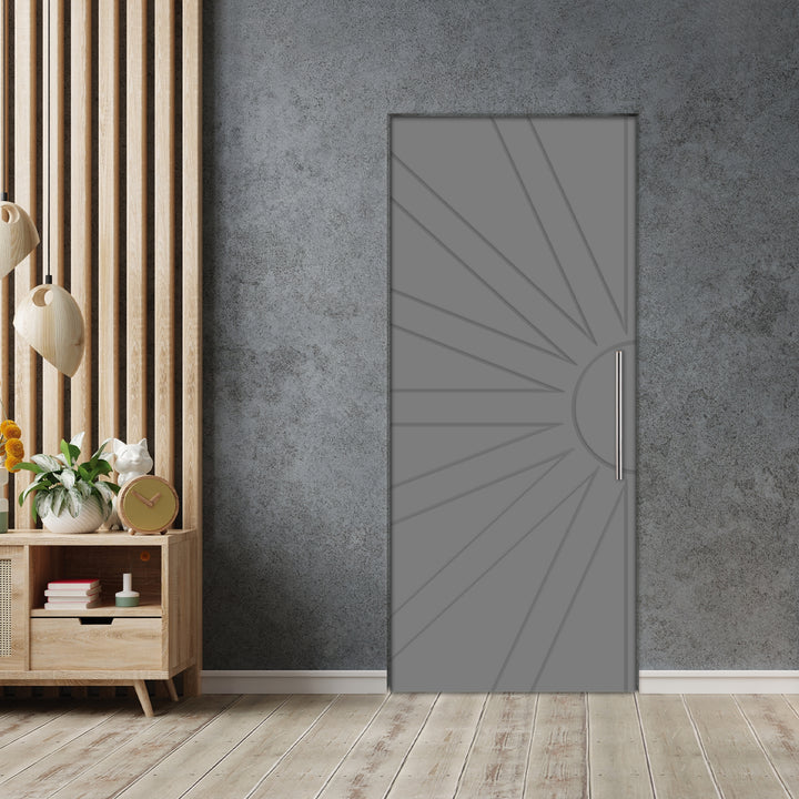 Self Closing Pivot Door with CNC Engraving Design PMR1 - 0589 - DoorDiscounter