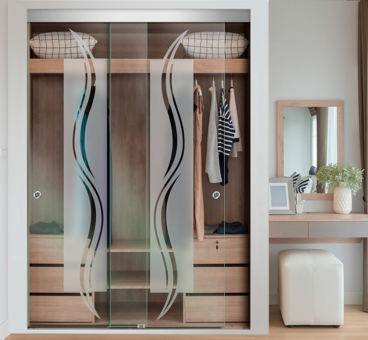 FRAMELESS CLOSET GLASS SLIDING BYPASS DOOR FSGD - 2863 - DoorDiscounter