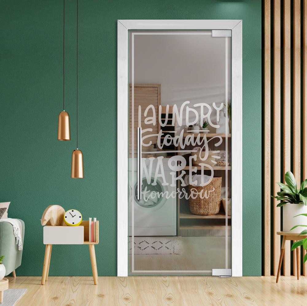 Frameless Glass Pivot Door with Self Closing Hinges FGP1- 2031 - DoorDiscounter