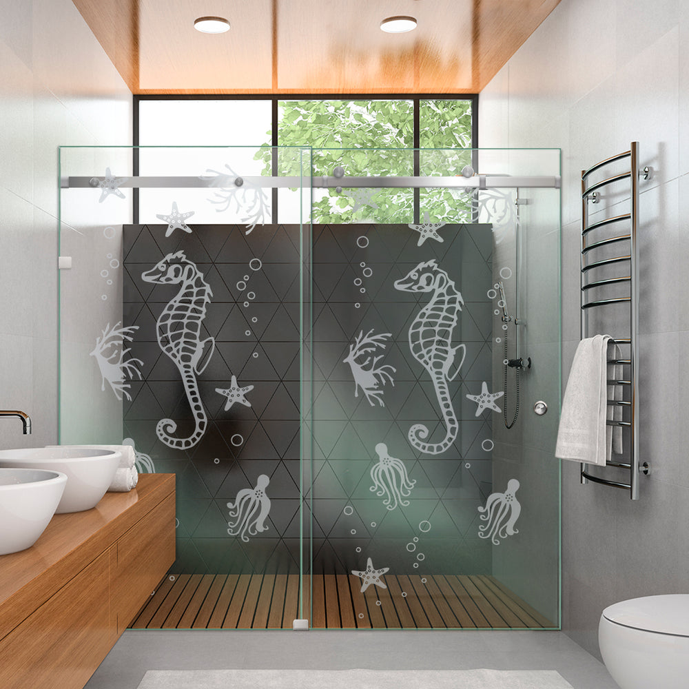 SHOWER GLASS SLIDING DOORS SGSD - 0318 - DoorDiscounter