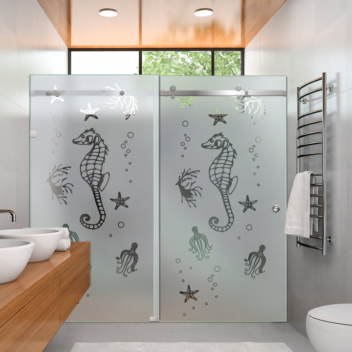 SHOWER GLASS SLIDING DOORS SGSD - 0318 - DoorDiscounter