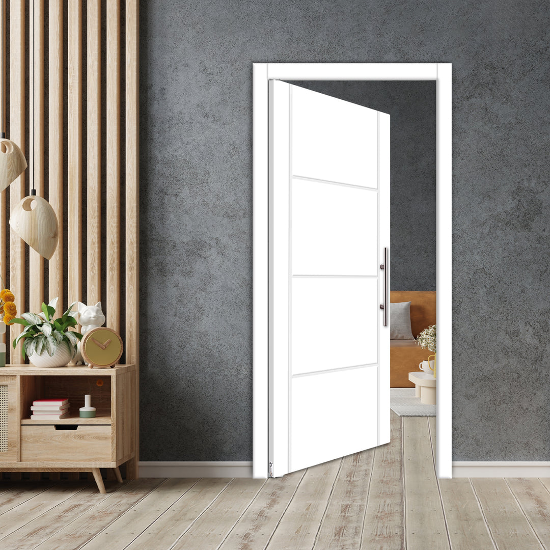 Self Closing Pivot Door with CNC Engraving Design PMR1 - 0590 - DoorDiscounter