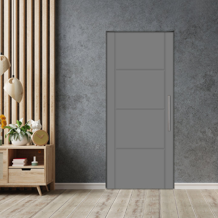 Self Closing Pivot Door with CNC Engraving Design PMR1 - 0590 - DoorDiscounter