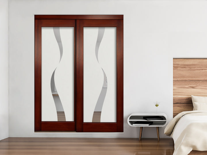 MIRROR EFFECT BYPASS CLOSET DOOR MECD - 2424 - DoorDiscounter