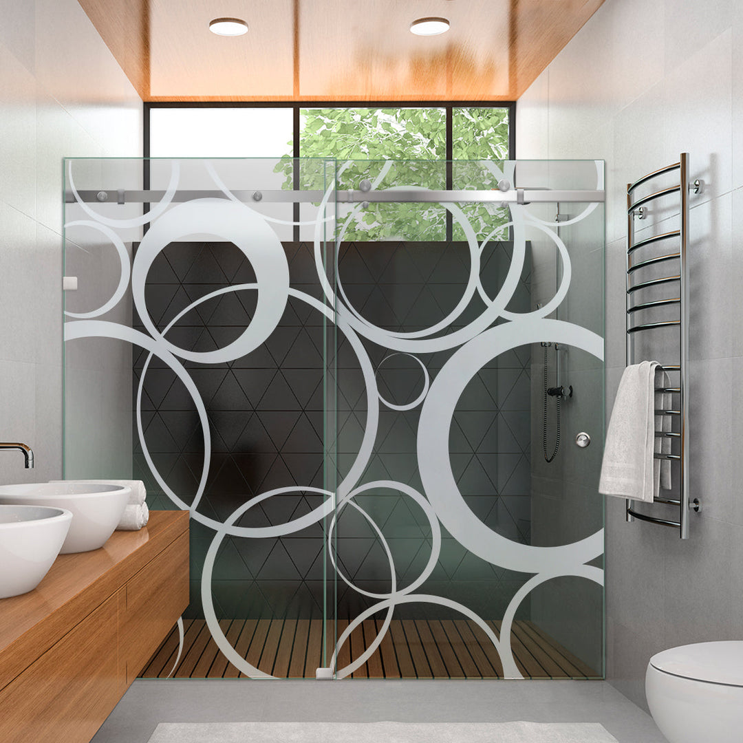 SHOWER GLASS SLIDING DOORS SGSD -0258 - DoorDiscounter