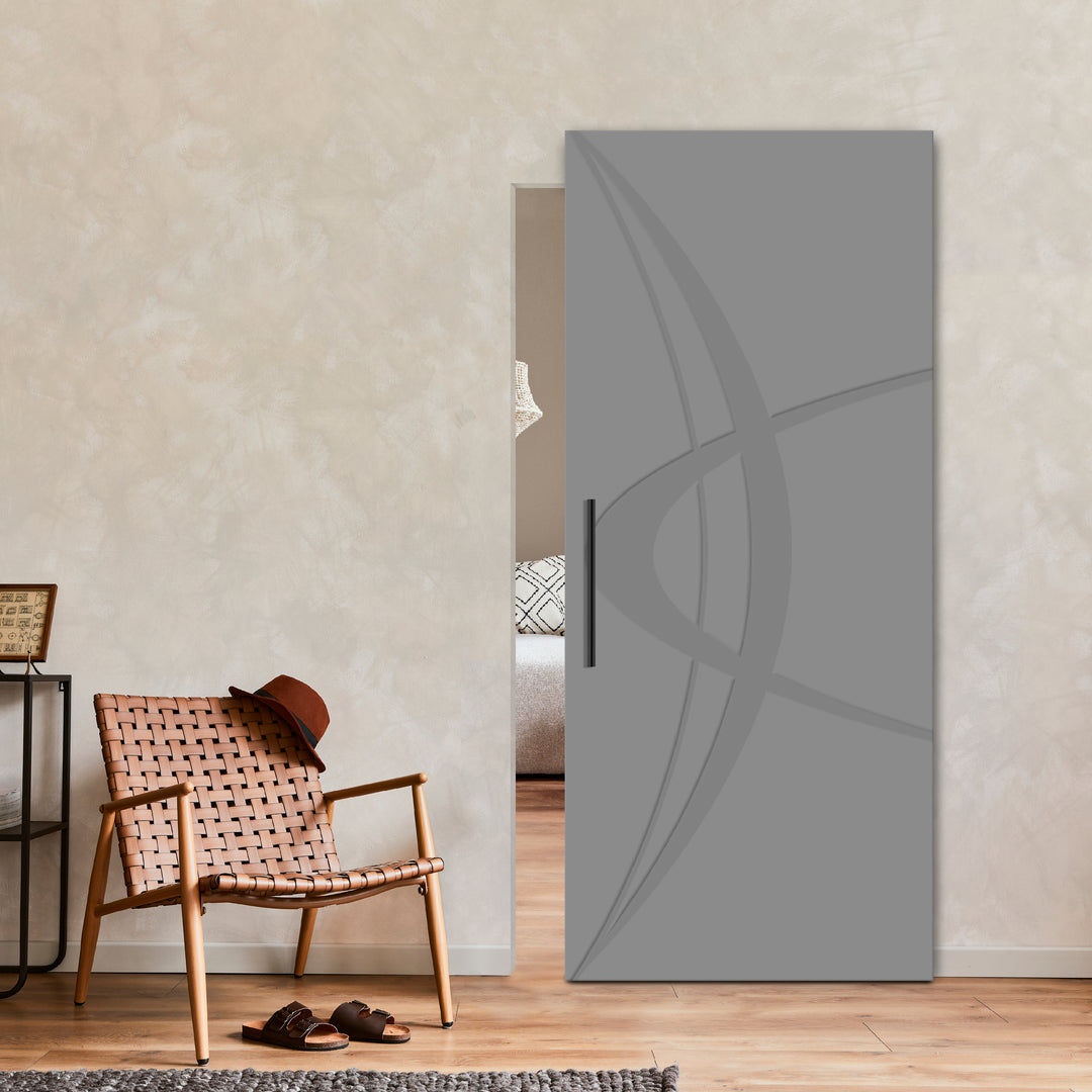 Flush Sliding Barn Door Hidden / Invisible Hardware FHID - 1318 - DoorDiscounter