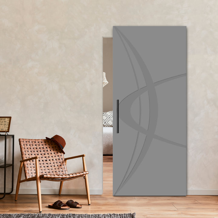 Flush Sliding Barn Door Hidden / Invisible Hardware FHID - 1318 - DoorDiscounter