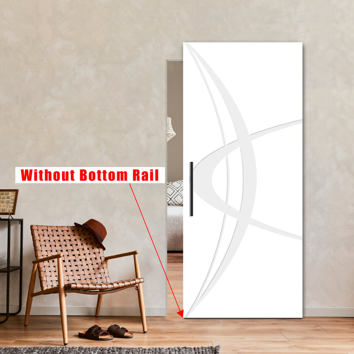 Flush Sliding Barn Door Hidden / Invisible Hardware FHID - 1318 - DoorDiscounter