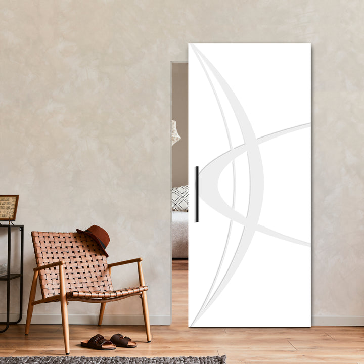 Flush Sliding Barn Door Hidden / Invisible Hardware FHID - 1318 - DoorDiscounter