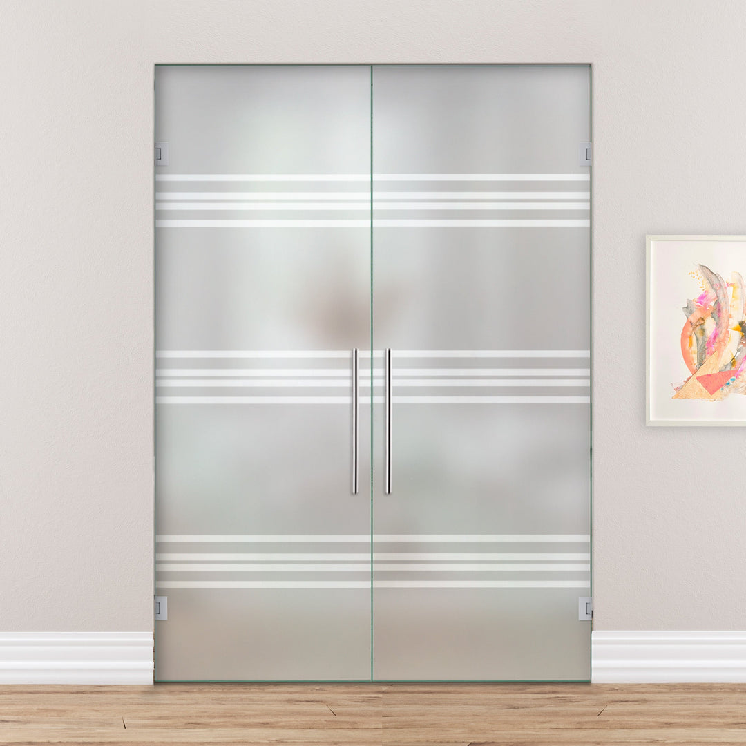 Double Swing Glass Door SGD2 - 1835 - DoorDiscounter