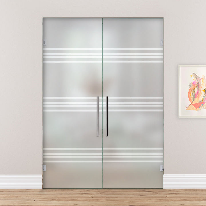 Double Swing Glass Door SGD2 - 1835 - DoorDiscounter