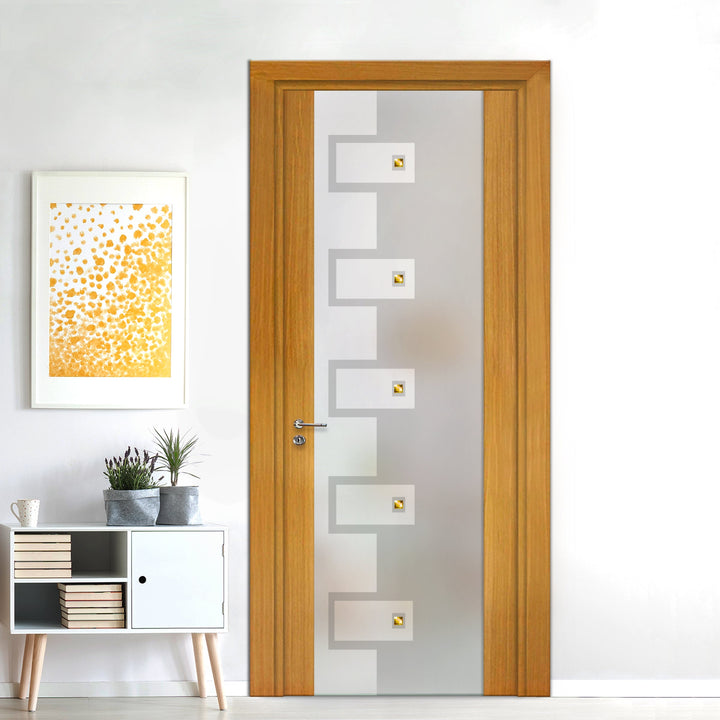 Frosted Glass Interior Door FGID - 2443 - DoorDiscounter