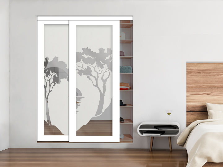 MIRROR EFFECT BYPASS CLOSET DOOR MECD -0340 - DoorDiscounter