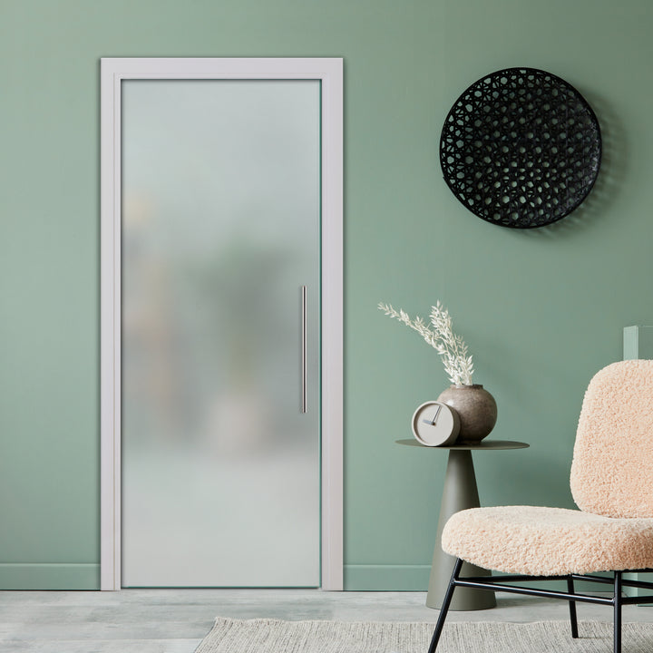 SLIDING POCKET GLASS DOOR WITH TRACK SYSTEM SPTS - 1004 - DoorDiscounter